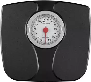 Little Balance Mechanische badezimmerwaage 150 kg/1 kg schwarz - 8727