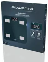 Rowenta BR2600 Intelligente Personenwaage Body Up 2.0 - schwarz Personenwaage mit 7