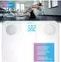 MyBeo Körperanalysewaage Bluetooth, BMI, Körperfett, 5-180kg, weiß