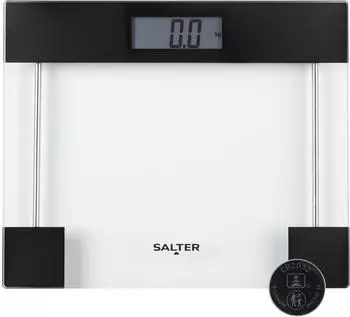 Salter Personenwaage aus Klarglas, LCD-Display, 180kg (SA00078BCFEU12)