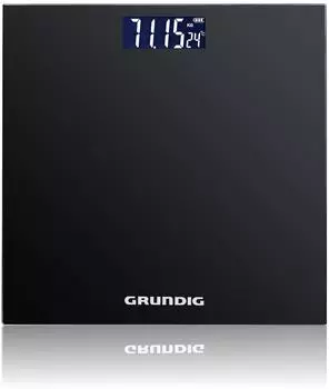 Grundig Digitale Personenwaage, Glas, schwarz, bis 180kg (PS4230)