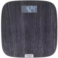 Adler AD 8192 Digitale Badezimmerwaage 180 kg mit Anti Rutsch Oberfl&auml;che Grau