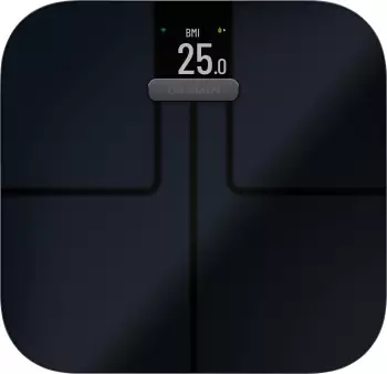 Garmin Index S2 Smart-Körperwaage, schwarz, 180kg (010-02294-70)