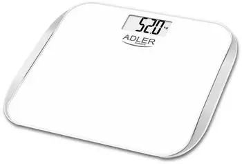 Adler AD 8164 Personenwaage digital, weiß, 180kg (AD 8164)