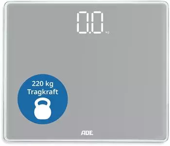 ADE Valerie XL Digitale Personenwaage, grau, bis 220kg (BE2304)
