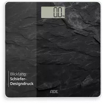 ADE Digitale Personenwaage LED-Display, Schieferoptik, 180kg (marka24_4262379093748)