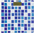 MSV France Personenwaage Mosaiko blau