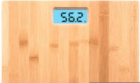 ETA Personenwaage Digital Bamboo mit Standfl&auml;che aus Bambus - LCD-Display,