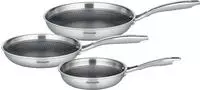 Hanseatic Pfannen-Set "hanseatic" Edelstahl Set, je 1x Pfanne &Oslash; 20 cm - 1,2 l, &Oslash; 24