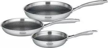 Hanseatic Pfannen-Set Edelstahl 3-tlg. &Oslash;20+24+28cm