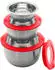 King Pfannen-Set 8-tlg. rot (36776941-0)