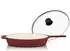 Mahlzeit Gusseisen Bratpfanne Dark Cherry emailliert, 24 cm