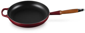 Le Creuset Signature Bratpfanne mit Holzgriff 28 cm 2,6l Garnet