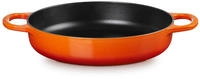 Le Creuset Servierpfanne Signature 2 Griffe 28 cm Ofenrot