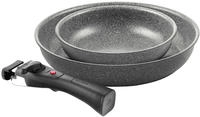 Ballarini 1029405, Ballarini 3-tlg Torre Bratpfannen Set 20 + 28cm (Bratpfanne,