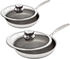 Henssler Bratpfannenset Ø 24 und 28 cm, inkl. Deckel 4er-Set