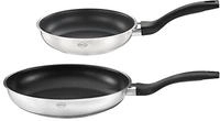 R&Ouml;SLE Pfannen-Set "BasicLine" Edelstahl 18/10 Set, Pfanne &Oslash; 20 cm, Pfanne &Oslash; 24 cm,