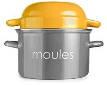 ibili Mussel Pan grey/yellow 18 cm