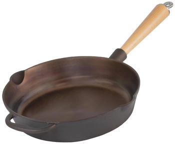 Mahlzeit Gusseise- / Bratpfanne Ø 27 cm Bratpfanne mit 2 Ausgießern