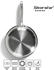 Stoneline Silverstar Bratpfanne Edelstahl antihaftbeschichtet 28 cm