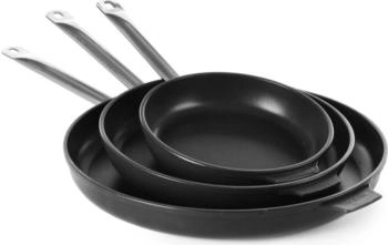 Hendi Titanium Professional Bratpfanne silber Aluminiumguss ⌀ 400 x 55 mm