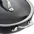 Ballarini Alba Servierpfanne schwarz Aluminium Edelstahl m. Glasdeckel Ø 24 cm