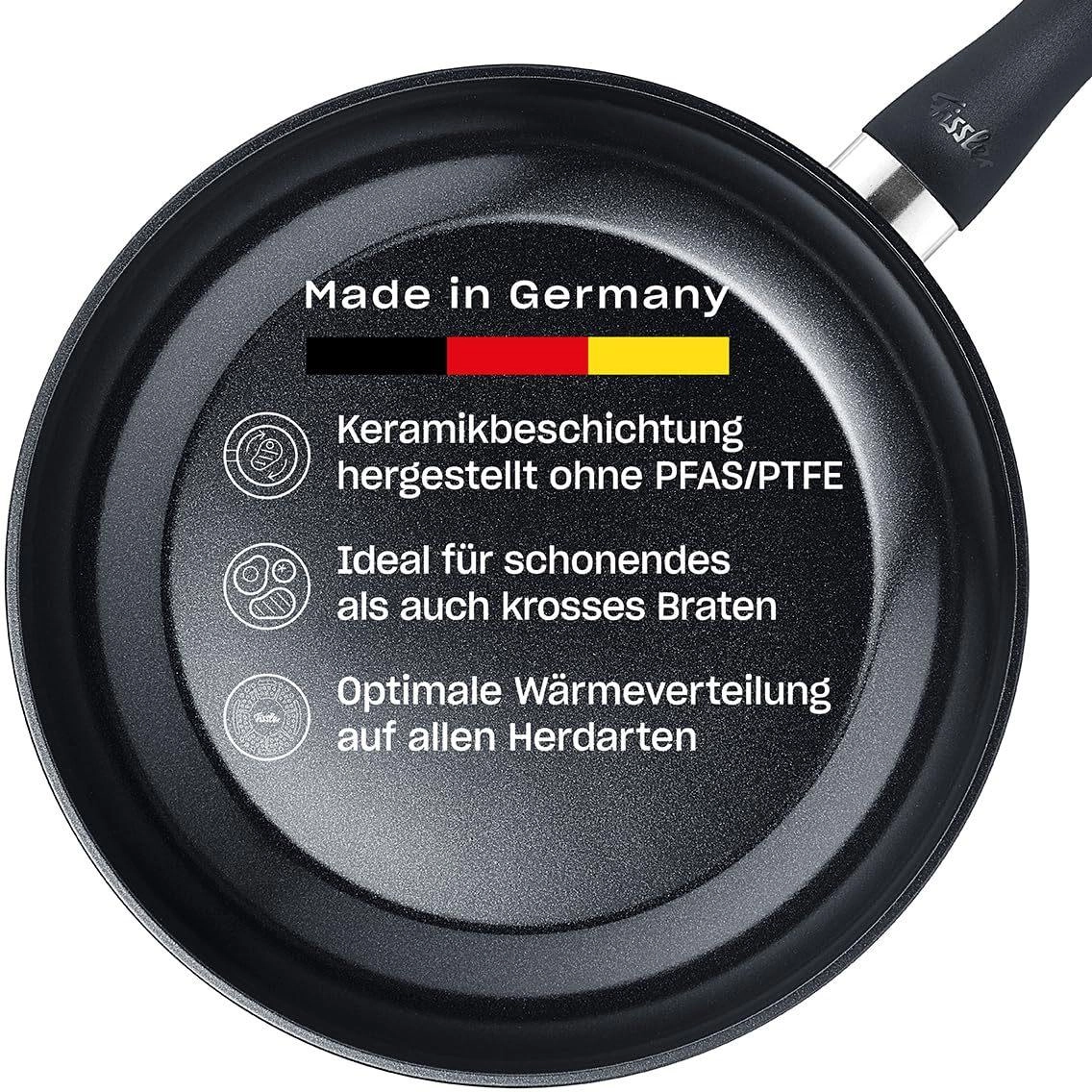 Fissler Essential Pfanne schwarz Aluminium Ø 20 cm Bratpfanne