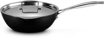 Le Creuset Aluminium-Antihaft Saut&eacute;pfanne mit 2 Ausgie&szlig;ern, 24 cm (24 cm / 2,8 l)