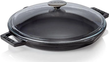 Lava Black frying pan with lid 31.5 cm