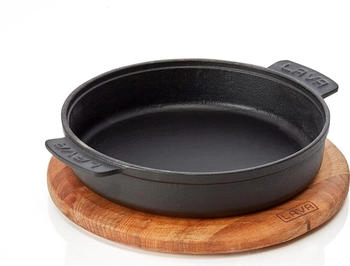 Lava Frying pan with wooden coaster 17 cm