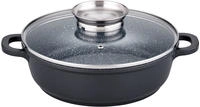 GSW Servierpfanne "Gourmet Granit" Aluminiumguss VITAFLON GRANIT