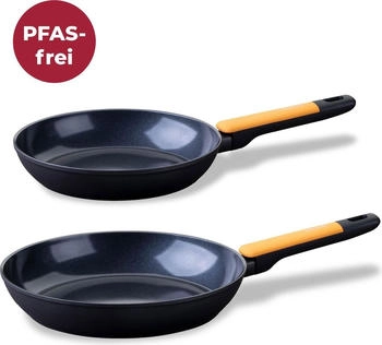 Fackelmann Bratpfannen-Set Soft Collection Keramik Antihaft 2-tlg. &Oslash; 24/28 cm