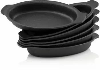 BBQ-Toro Servierpfännchen Gusseisen 6-er Set