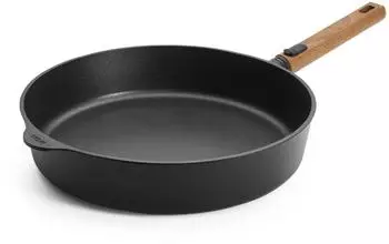 Woll Pfanne EcoLogic QXR Hochrand Guss Holzstiel 32 cm schwarz