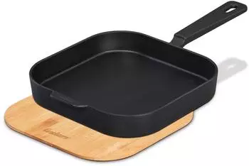 Enders Bratpfanne L Guss inkl. Bambus-Brett / Deckel