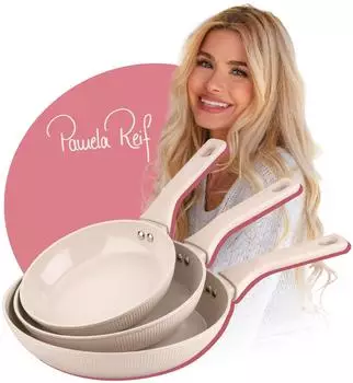 Fackelmann Bratpfannen-Set Keramik Soft-Touch-Griff 3-tlg.