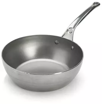 De Buyer Schmorpfanne Mineral B Pro 24 cm silberfarben