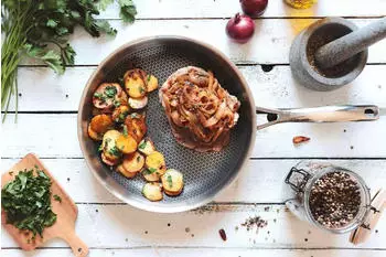 Elo Relief Evolution stainless steel frying pan 24 cm