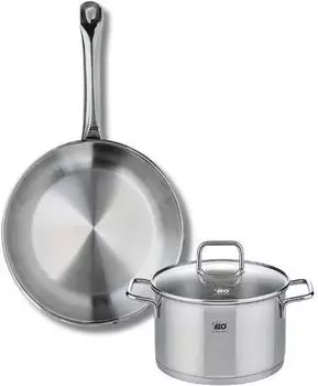 Elo Profi Citrin stainless steel frying pan 24 cm with stockpot 16 cm