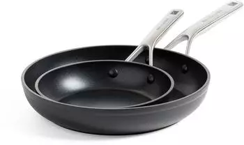 KitchenAid Pfannen-Set Keramik antihaft gehärtetes Aluminium 20+28 cm
