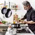 KitchenAid Bratpfanne Classic Stainless Steel Keramikbeschichtung Ø 30 cm Silberfarben