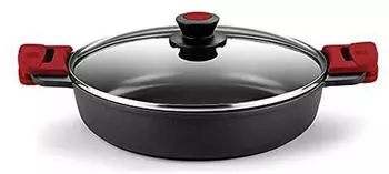 Bra Premiere Low Casserole, 28cm, cast aluminum, suitable for induction