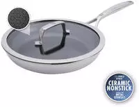 Zwilling Peak Bratpfanne mit Deckel 26 cm, 18/10 Edelstahl (1034491)