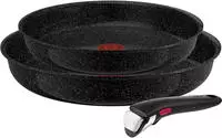 Tefal Pfannen-Set "Ingenio Intens Ceram" Aluminium Set, 3 Stk. tlg. abnehmbarer