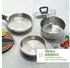 Qdesign Pfannen-Set 3-teilig 20/24/26cm Antihaft, abnehmbarer Griff, Induktion (195-002)