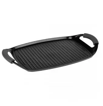BerlingerHaus Grillplatte Titan geschmiedetes Aluminium 47cm antihaftbeschichtet (BH-8137)