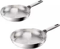 Tefal Pfannen-Set "Emotion+" Edelstahl Set, je 1 Pfanne 24/28 cm, 2 tlg. Premium