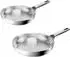 Tefal Pfannen-Set Emotion+ Edelstahl 2-tlg. Ø 24/28 cm