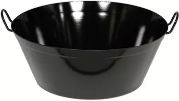 Riess Classic Schwarzemaille Schmalzpfanne tief 45 cm Emaille (0375-022)