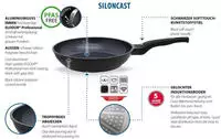 Elo Grillpfanne "Siloncast Grillpfanne 28 cm, mit gro&szlig;er Grillfl&auml;che"...